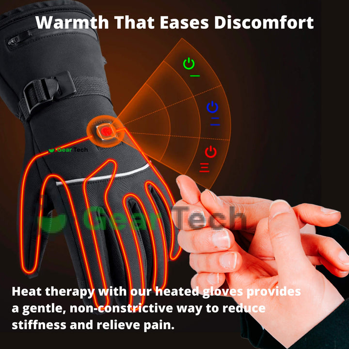 Rechargeable Heated Gloves for Pain Relief