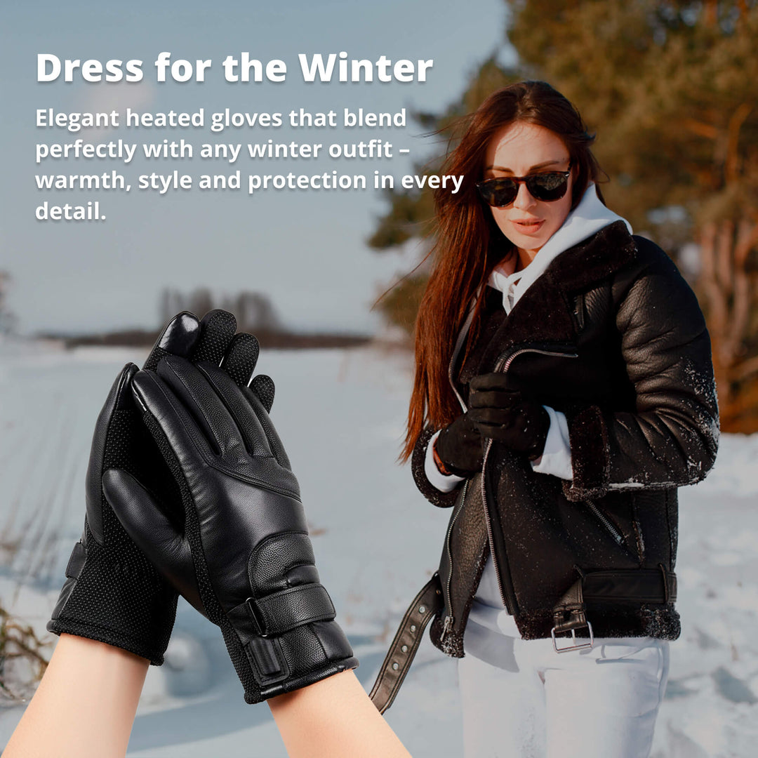 Ladies Heated Winter Gloves