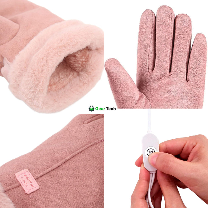 Ladies Heated Winter Gloves