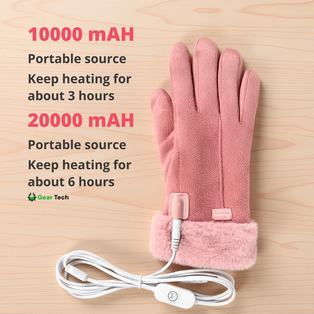 Ladies Heated Winter Gloves