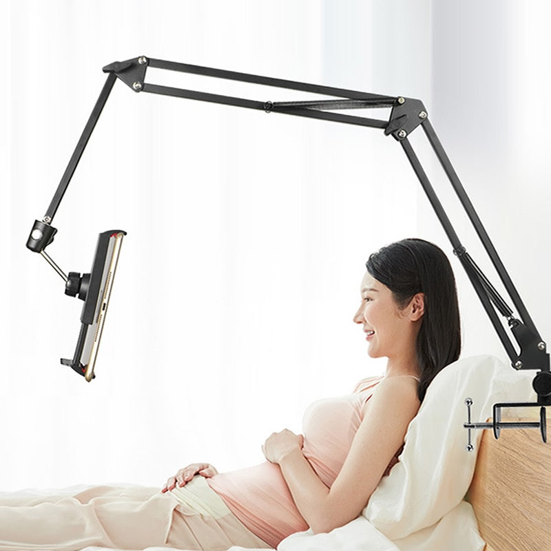 Noxord | Long Arm Heavy-Duty Desk Mount Tablet Holder