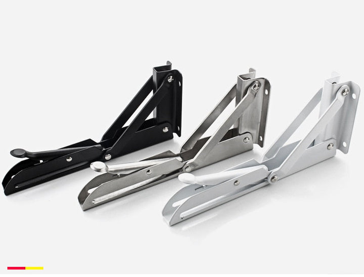 Kalsten | 2-piece set collapsible shelf brackets, heavy-duty, made of stainless steel for tables, motorhomes and space-saving