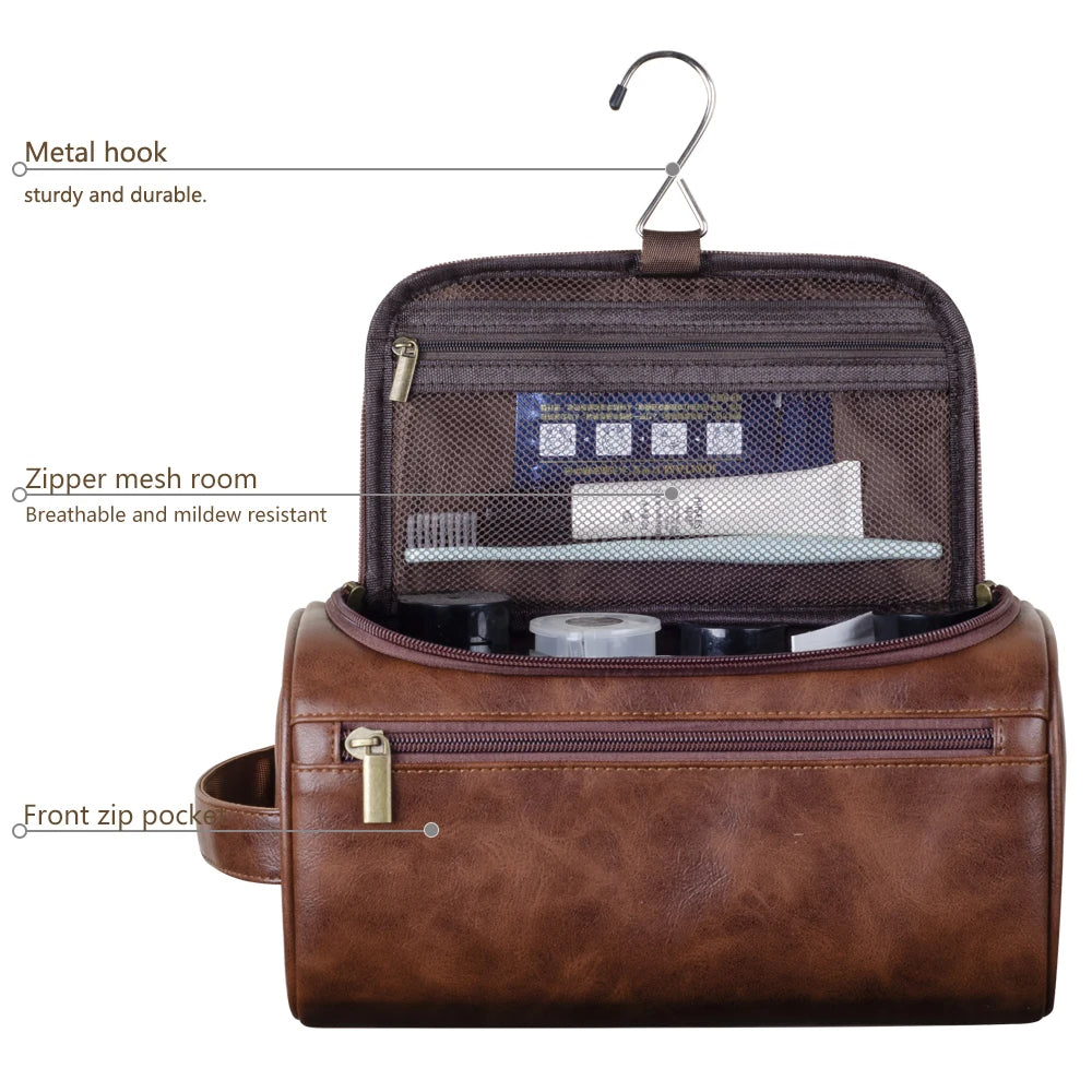 Men's travel toilet bag with hook | Kalsten