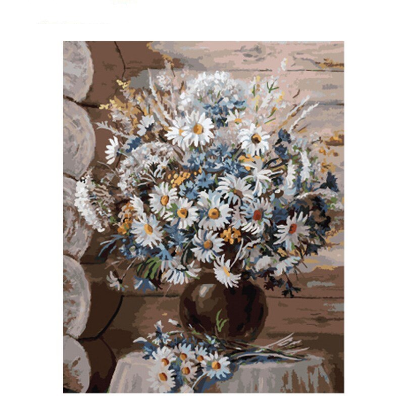 Flower portrait (Paint by number) Noxord