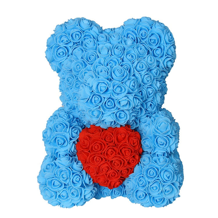 Kalsten | Artificial Rose Flowers Teddy Bear