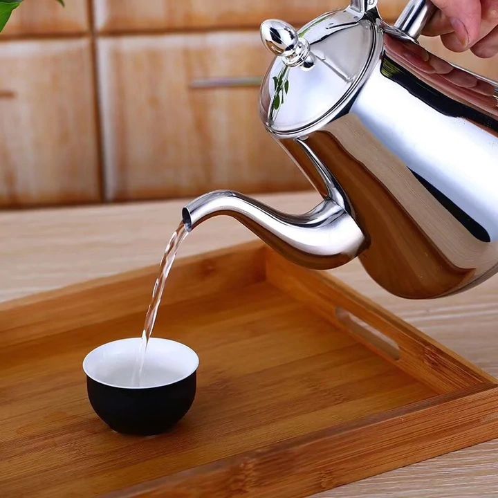 Stylish Infusio Teapot - made of Stainless Steel for Perfect Tea Moments Kalsten