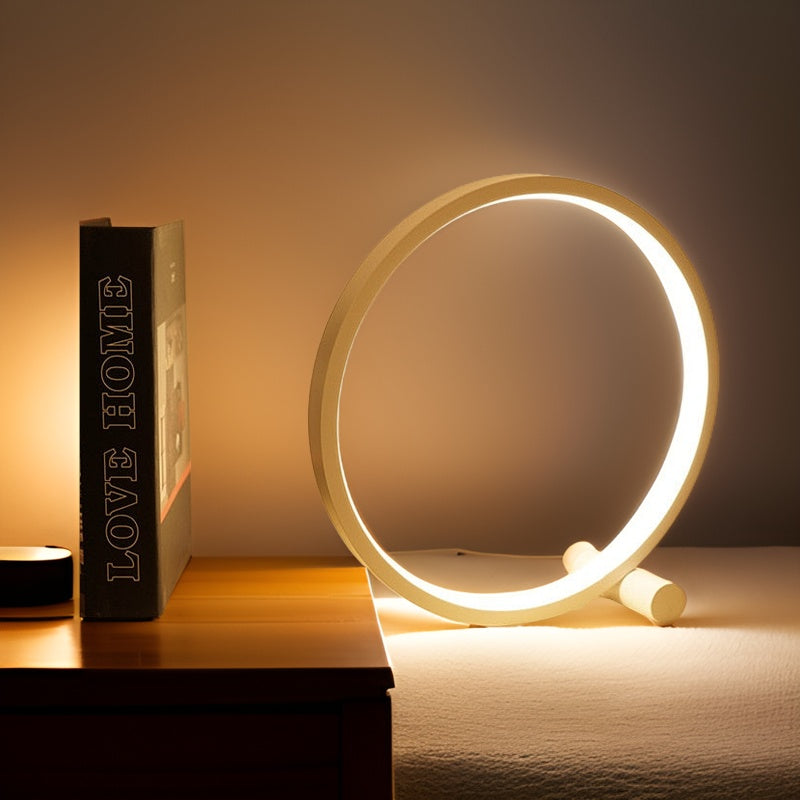 LED Minimalist Dimmable Round Table Lamp - RumiLight | Kalsten