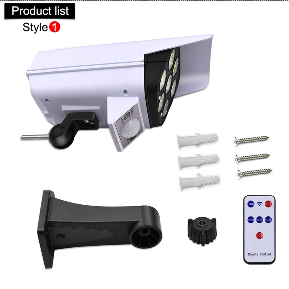 Solar Motion Sensor Dummy Security Camera Light | Noxord
