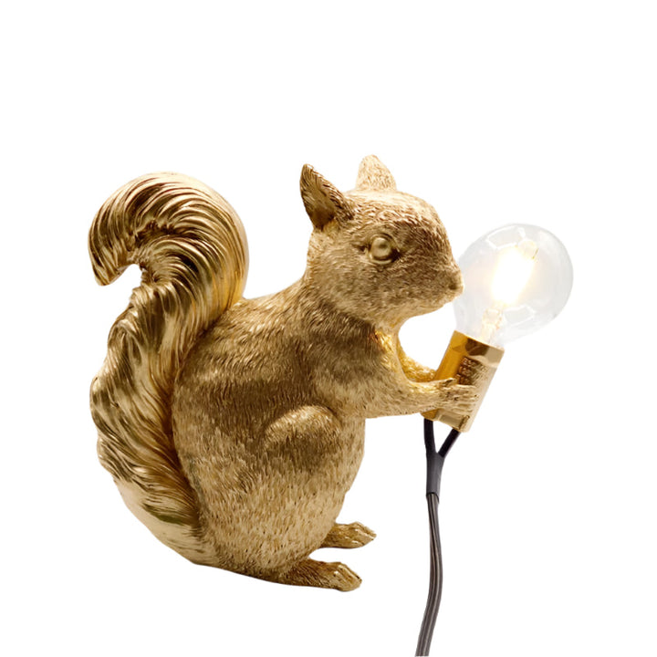 Squirrel Resin LED Animal Table Lamp Noxord