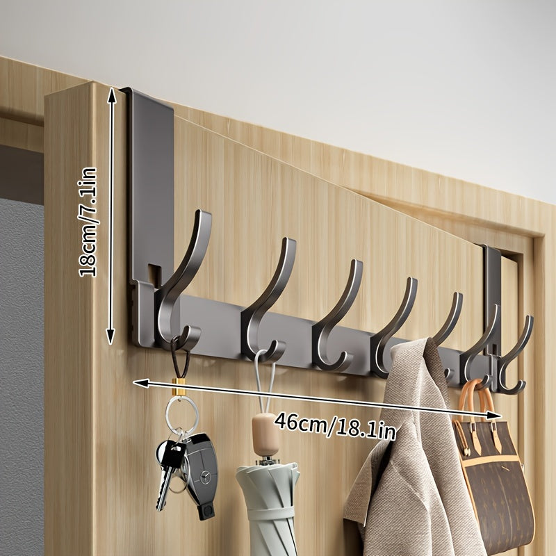 SlimLine Door Hook – Mounting System without Drilling made of Sturdy Aluminum | Kalsten