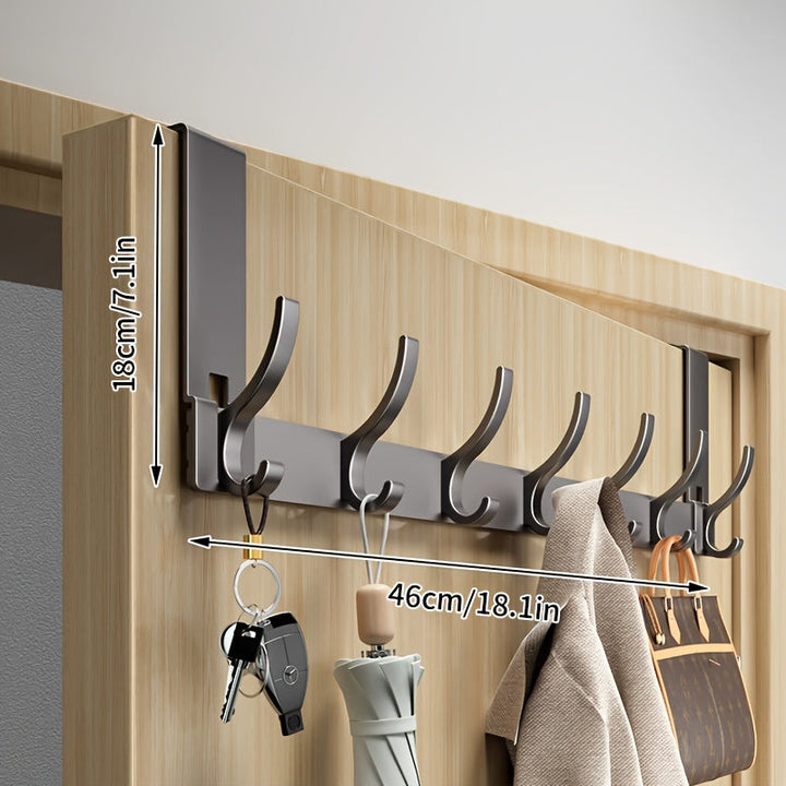 SlimLine Door Hook – Mounting System without Drilling made of Sturdy Aluminum | Kalsten