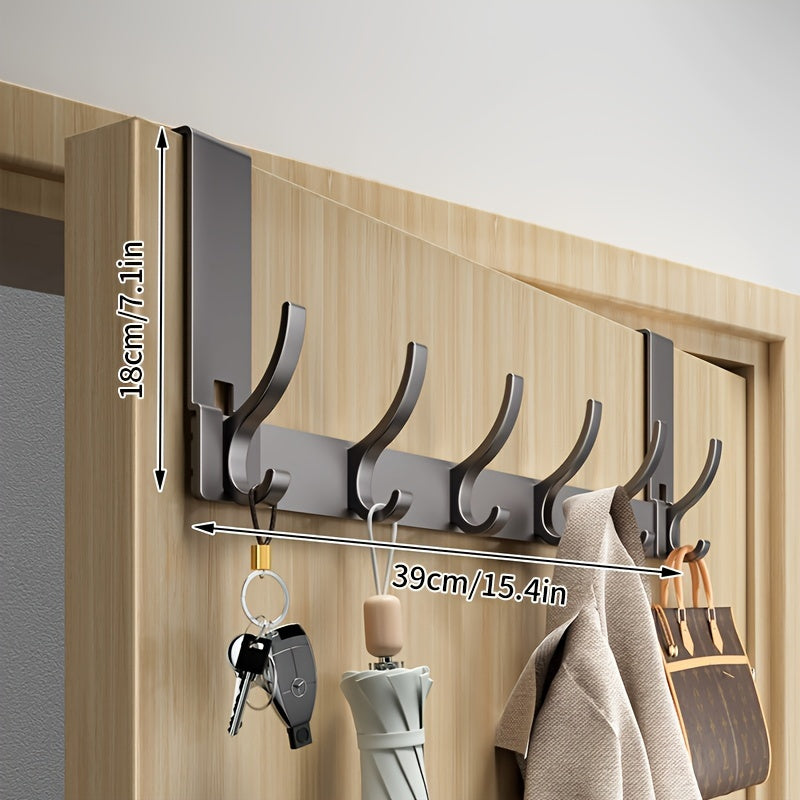 SlimLine Door Hook – Mounting System without Drilling made of Sturdy Aluminum | Kalsten