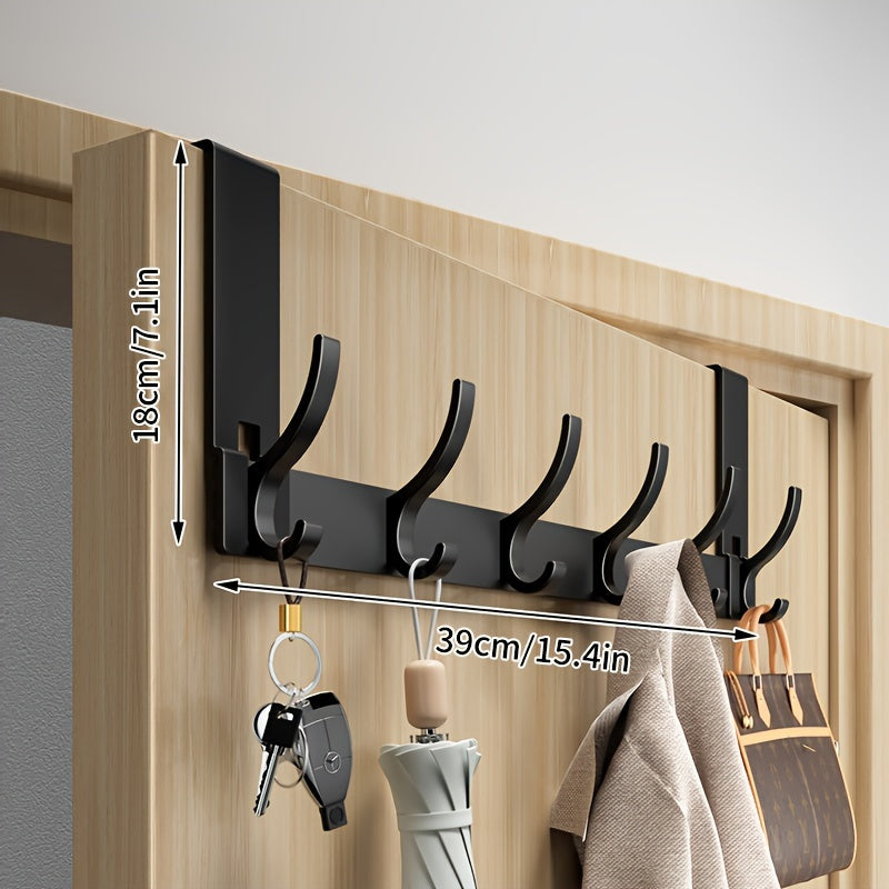 SlimLine Door Hook – Mounting System without Drilling made of Sturdy Aluminum | Kalsten