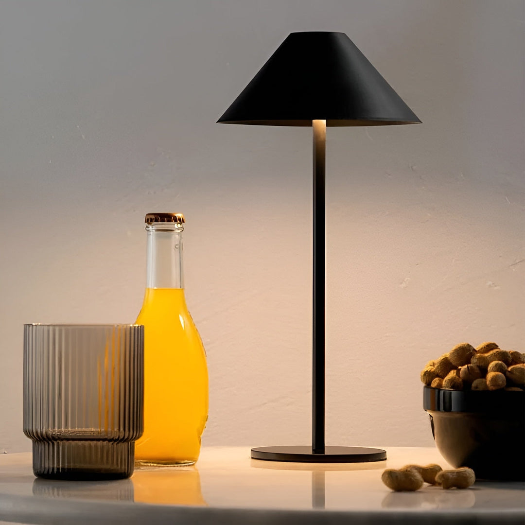 LumiLuxe - Dimmable Nordic Cone LED Table Lamp with Touch Control | Kalsten