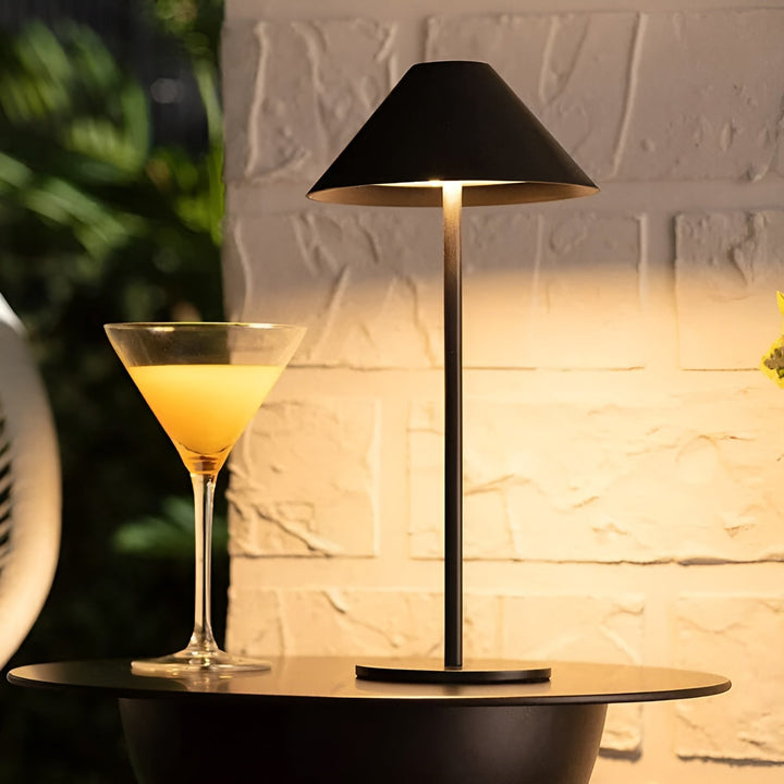 LumiLuxe - Dimmable Nordic Cone LED Table Lamp with Touch Control | Kalsten