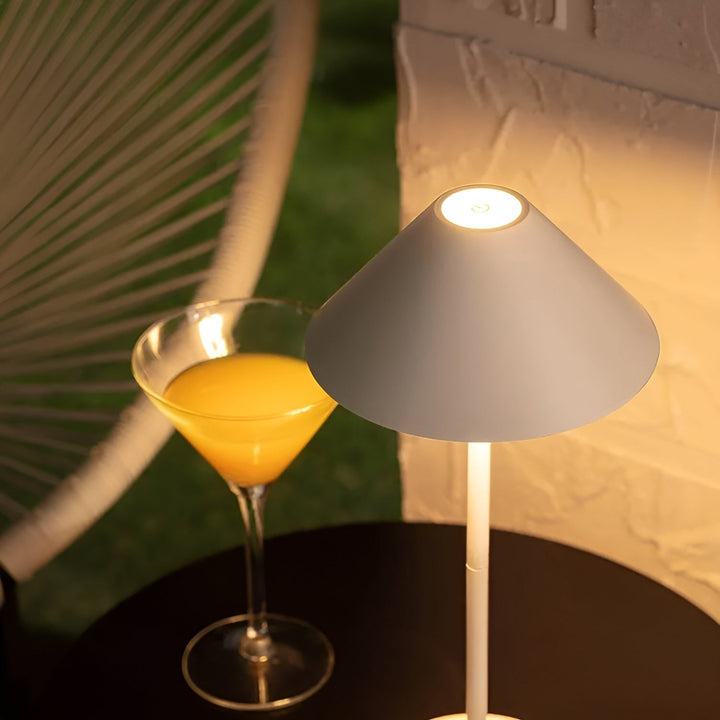 LumiLuxe - Dimmable Nordic Cone LED Table Lamp with Touch Control | Kalsten