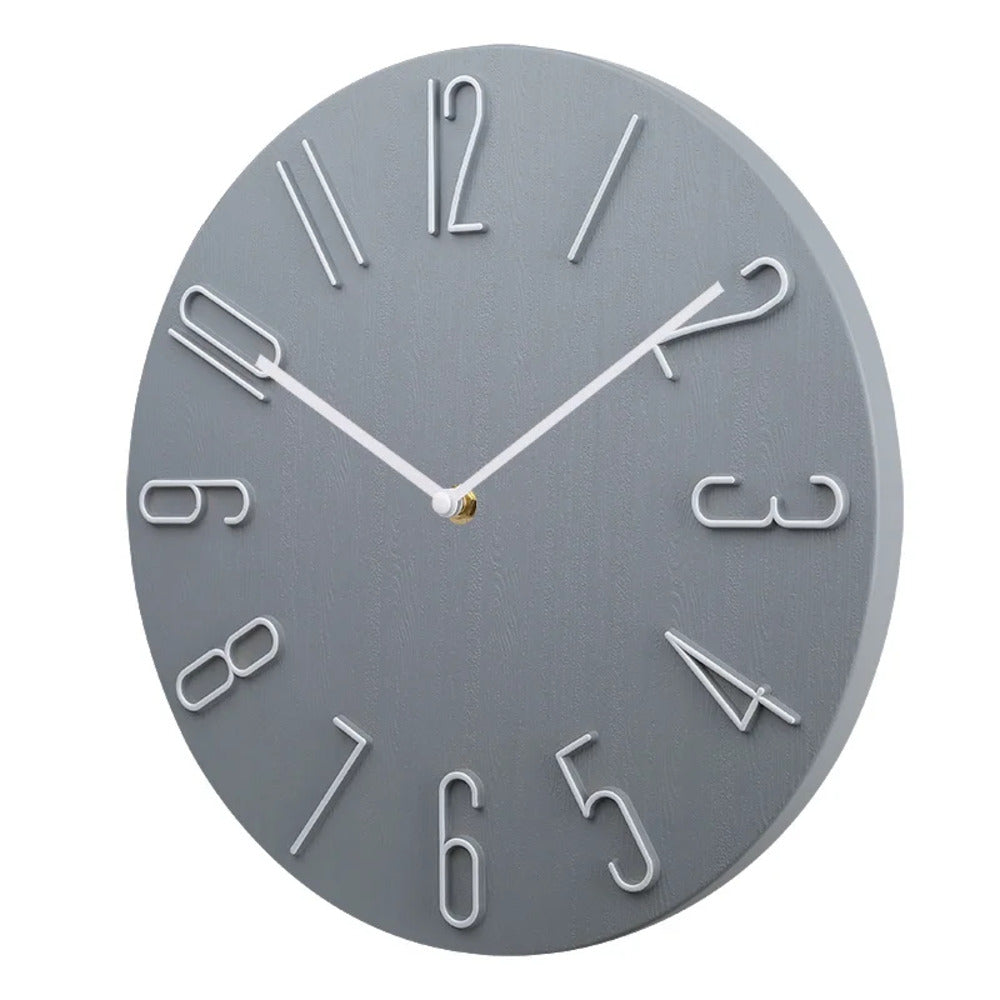 Silencio Modern Silent Wall Clock – Minimalist Design with Quartz Movement | Kalsten
