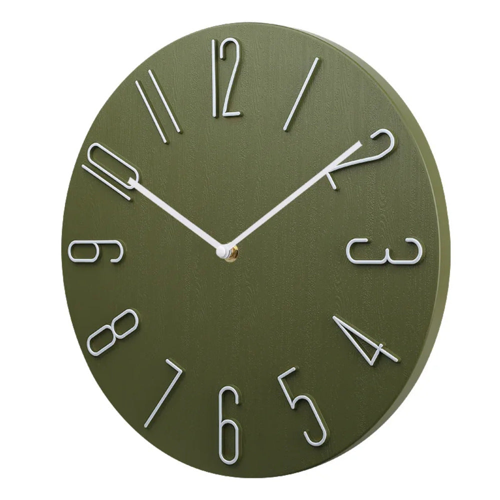 Silencio Modern Silent Wall Clock – Minimalist Design with Quartz Movement | Kalsten