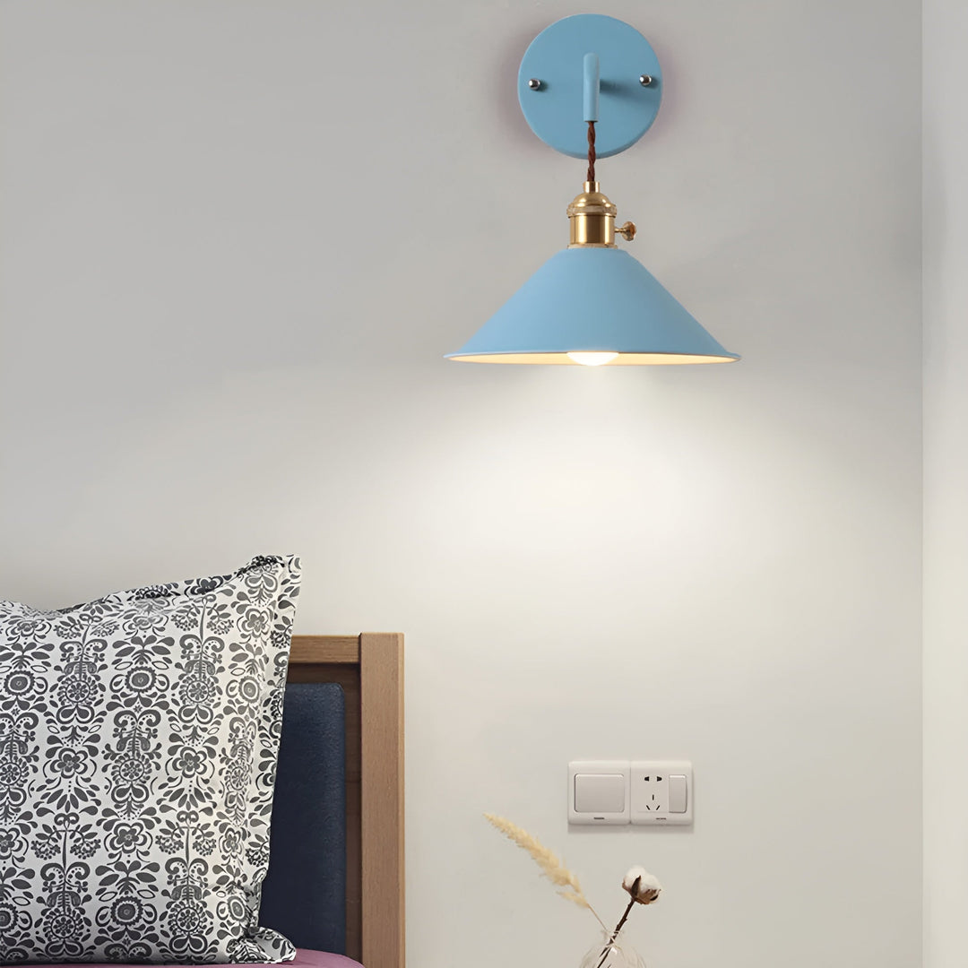 Retro Vintage Wall Lamp - Vintage-inspired Cone Metal Wall Lamp | Kalsten