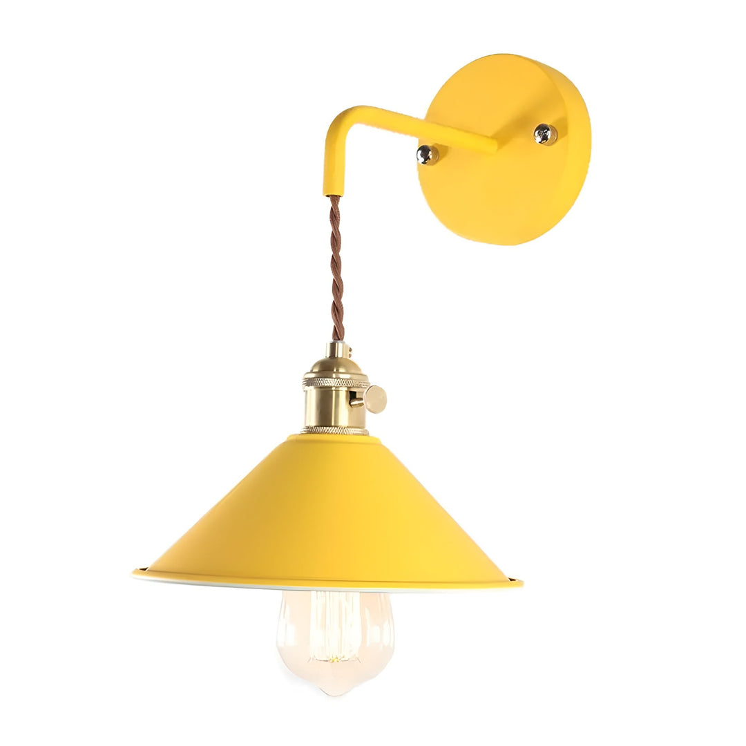 Retro Vintage Wall Lamp - Vintage-inspired Cone Metal Wall Lamp | Kalsten