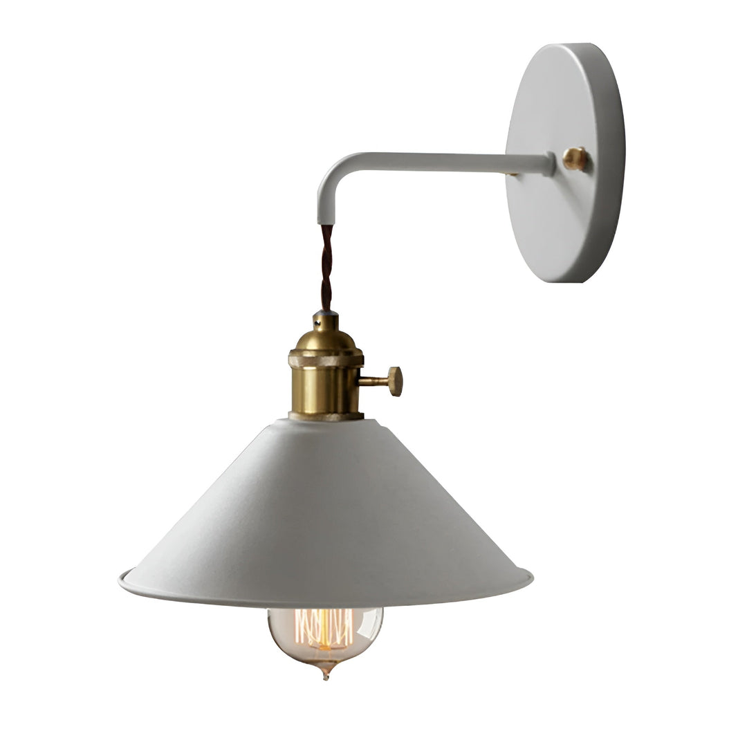 Retro Vintage Wall Lamp - Vintage-inspired Cone Metal Wall Lamp | Kalsten