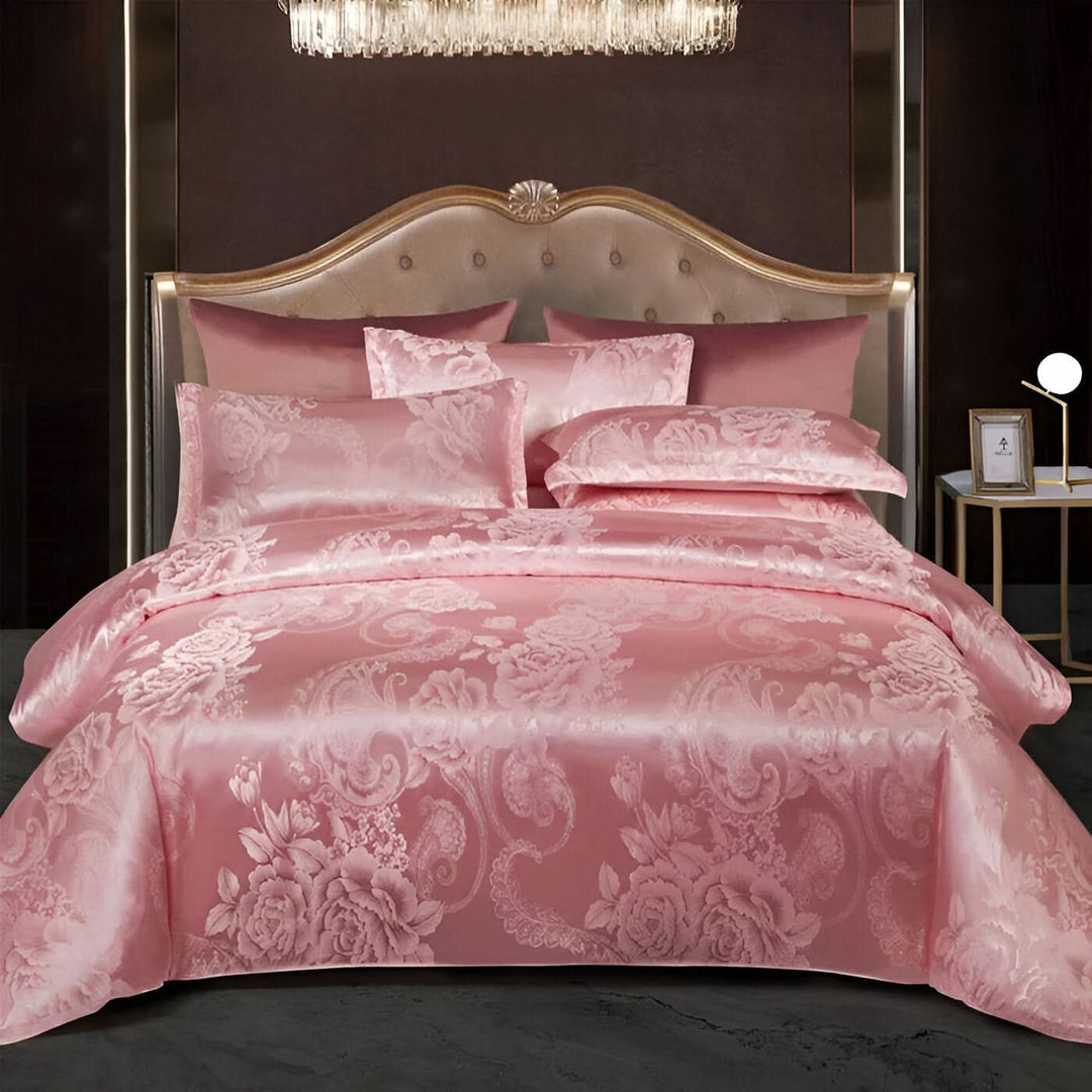 Kalsten | SILKLOFT – Elegant Satin Jacquard Bed Linen Set