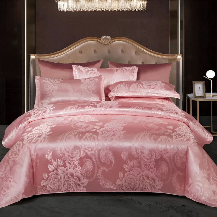 Kalsten | SILKLOFT – Elegant Satin Jacquard Bed Linen Set