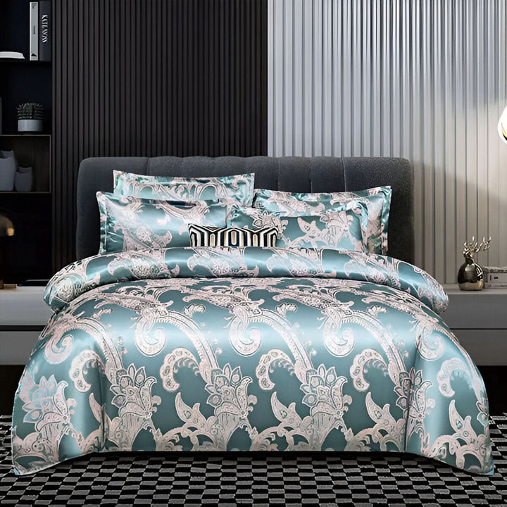 Kalsten | SILKLOFT – Elegant Satin Jacquard Bed Linen Set
