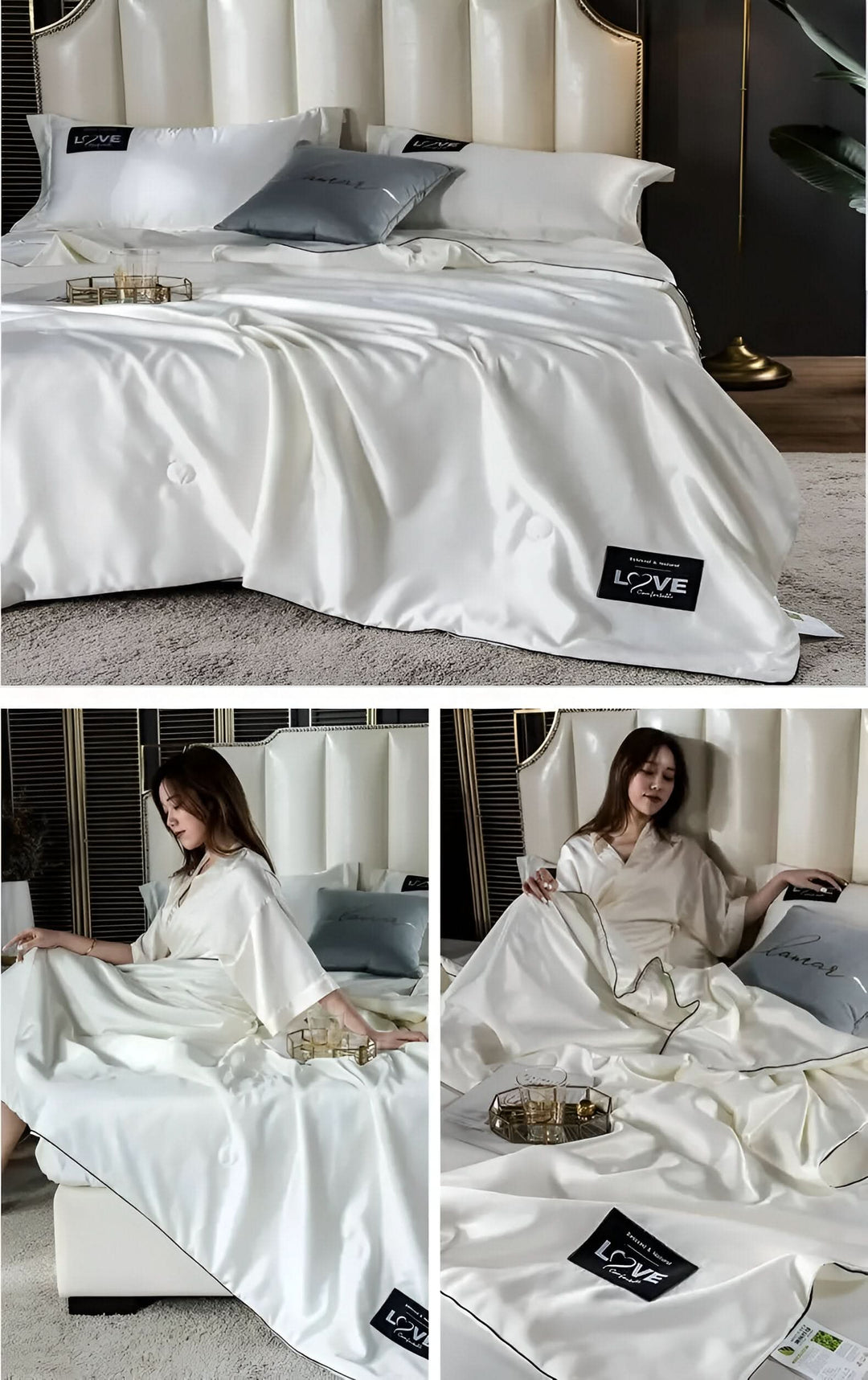 Kalsten | FLUFFINA - Premium Satin Silk Bedding
