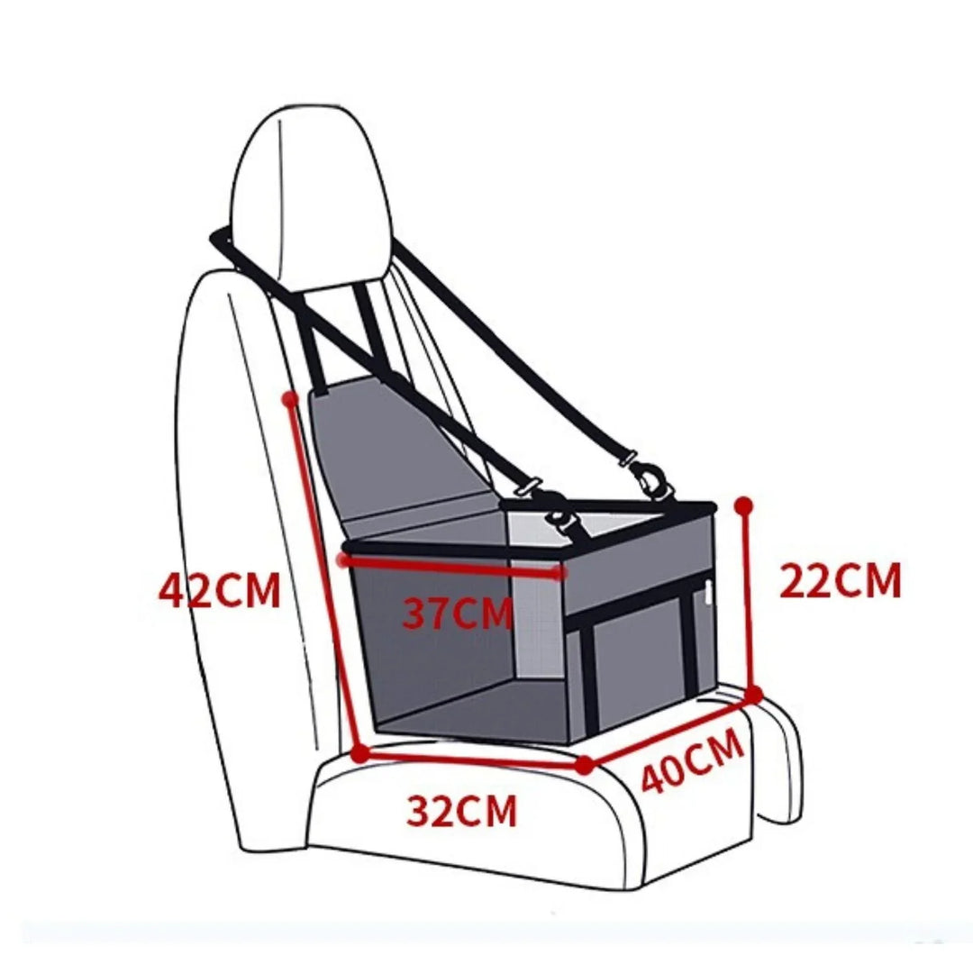 AutoPoot Elevated Dog Car Seat – Waterproof, Nonslip and Safe for On the Go | Kalsten