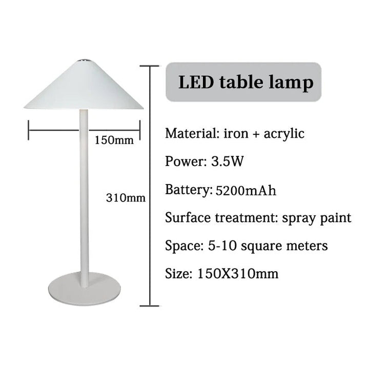 Elegant GoLumina Wireless Desk Lamp with Adjustable Lighting Kalsten