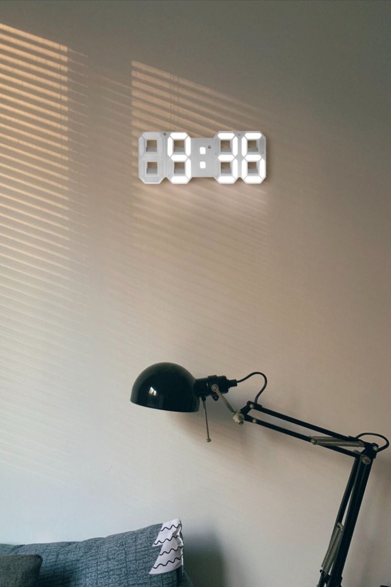 GlowLuxe - Stylish 3D LED Wall Clock | Kalsten