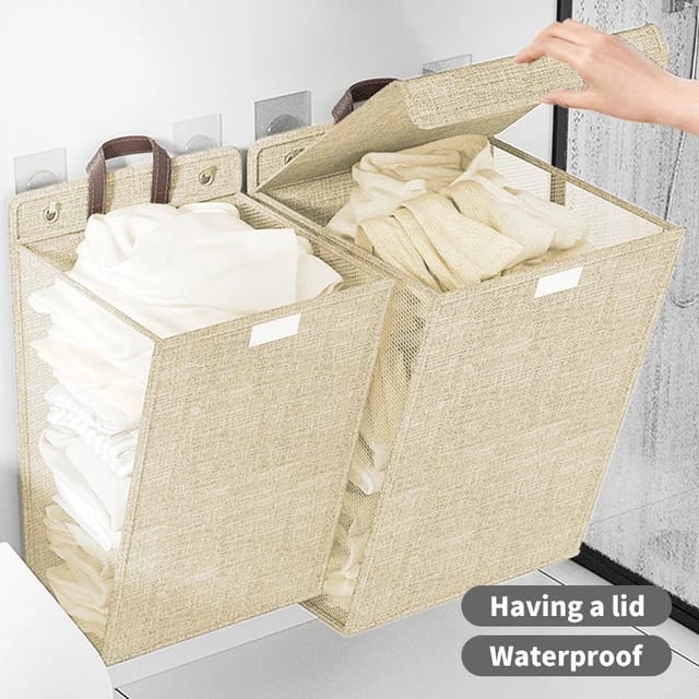 Collapsible Wall-Mounted Laundry Basket