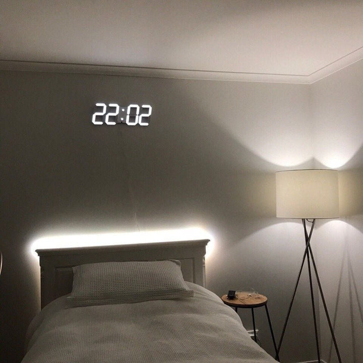 GlowLuxe - Stylish 3D LED Wall Clock | Kalsten