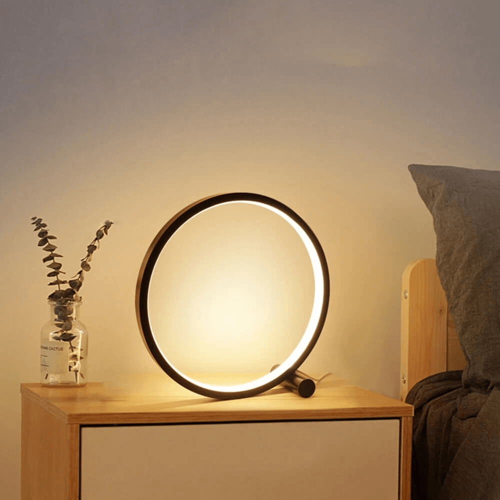 LED Minimalist Dimmable Round Table Lamp - RumiLight | Kalsten