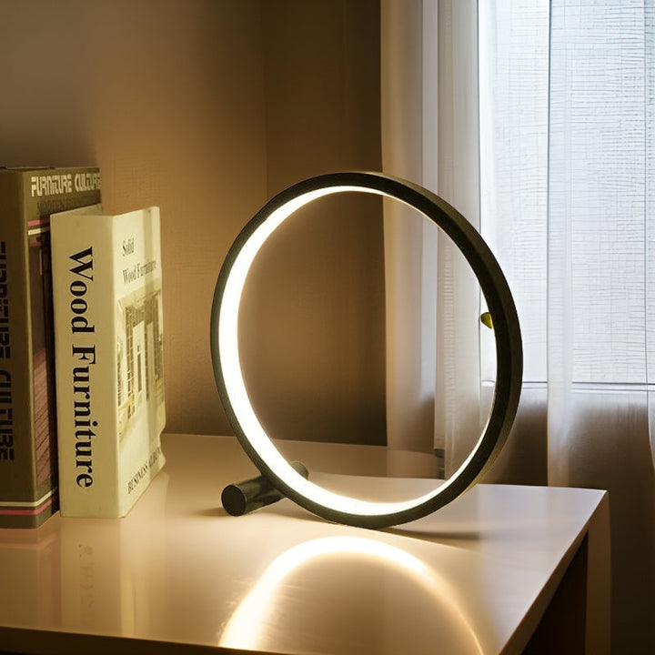LED Minimalist Dimmable Round Table Lamp - RumiLight | Kalsten