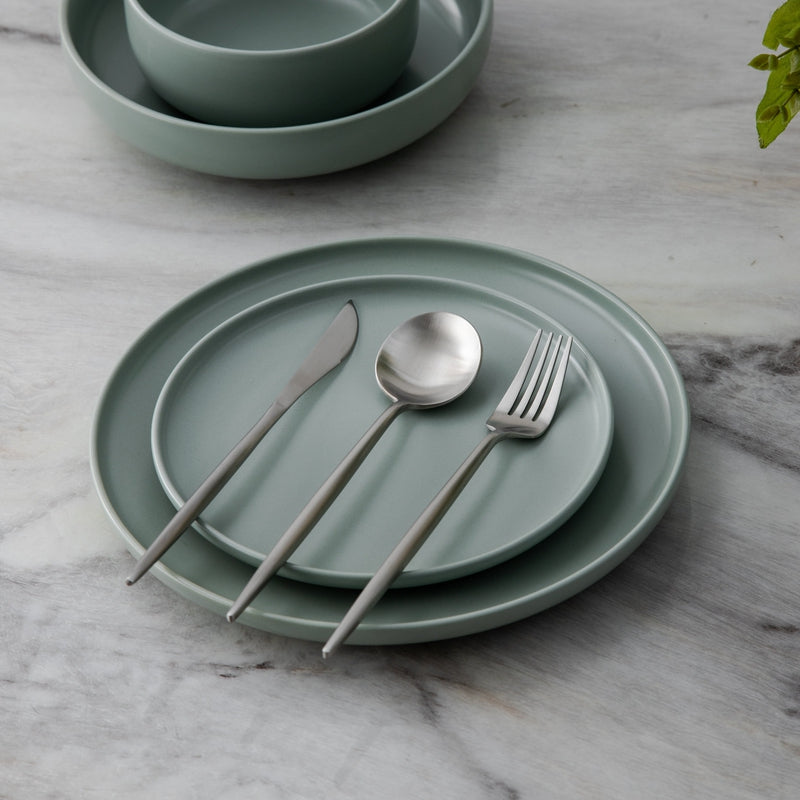 Minimalist Luxury Cutlery Set – 20 pieces, Titanium & Stainless Steel Noxord