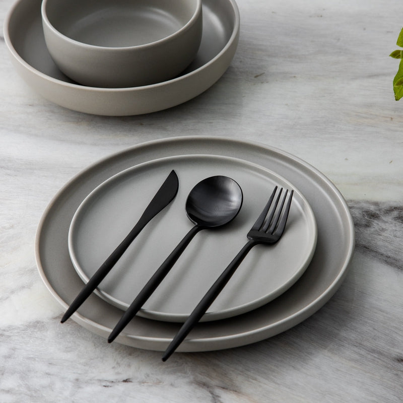 Modern Luxe Cutlery Set of Stainless Steel in Stylish Colors Noxord