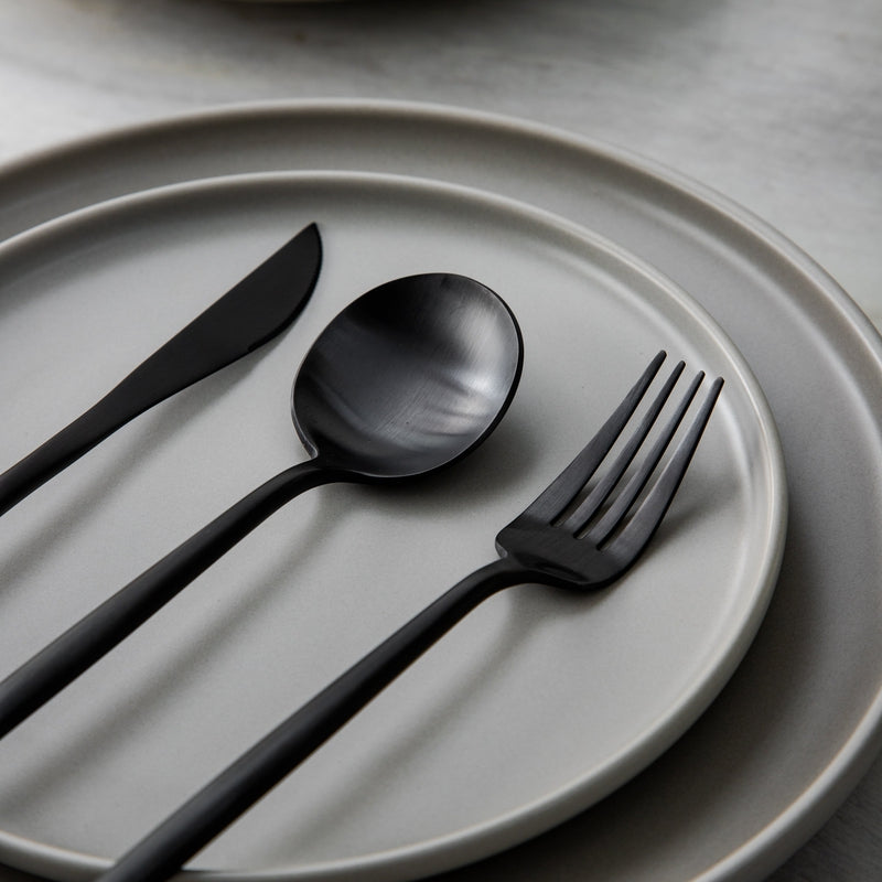 Modern Luxe Cutlery Set of Stainless Steel in Stylish Colors Noxord