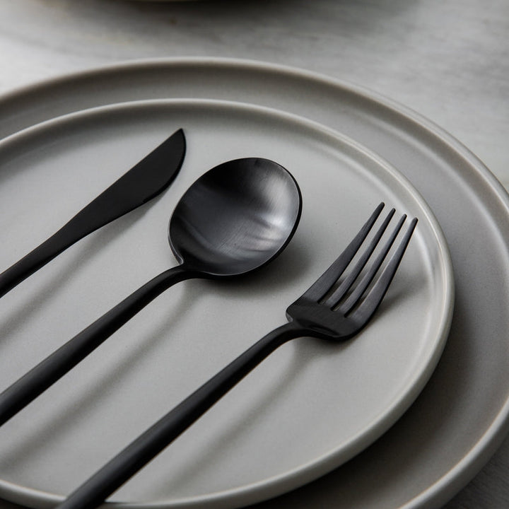 Modern Luxe Cutlery Set of Stainless Steel in Stylish Colors Noxord