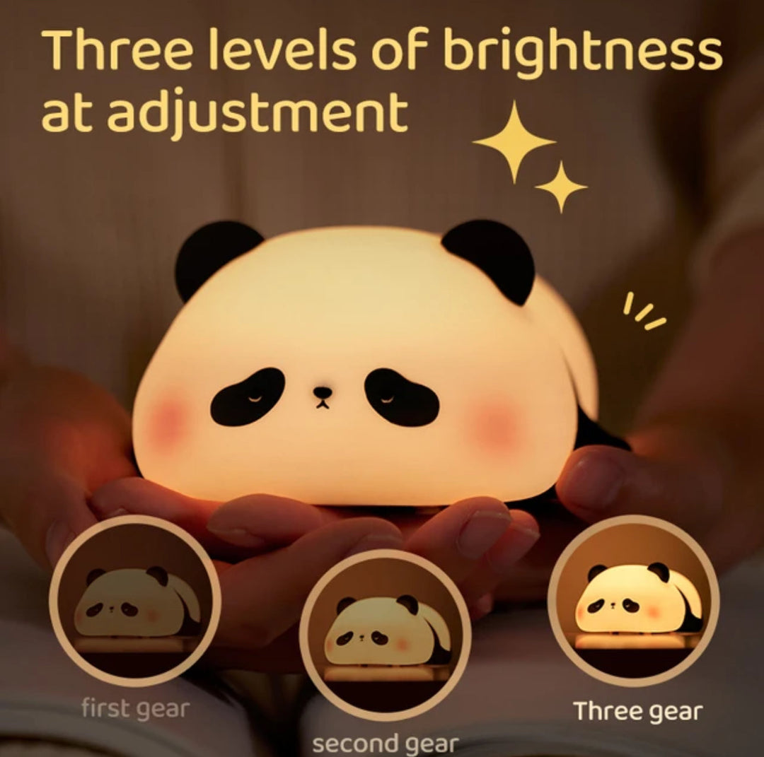 CuddlePanda Night Light - Colorful LED Panda for Children Noxord