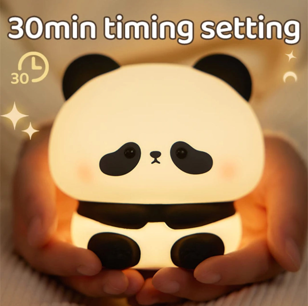 CuddlePanda Night Light - Colorful LED Panda for Children Noxord