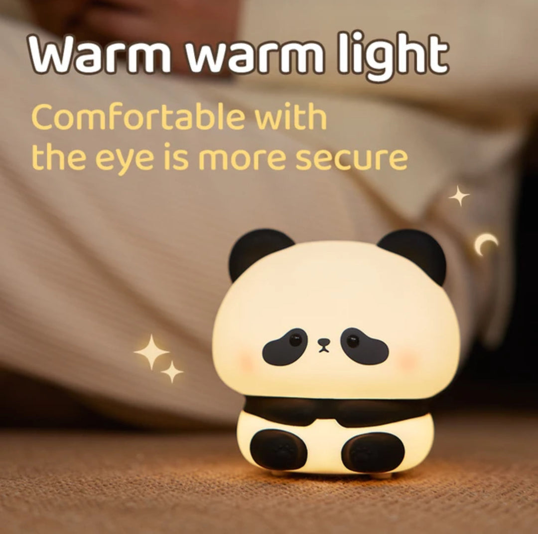 CuddlePanda Night Light - Colorful LED Panda for Children Noxord