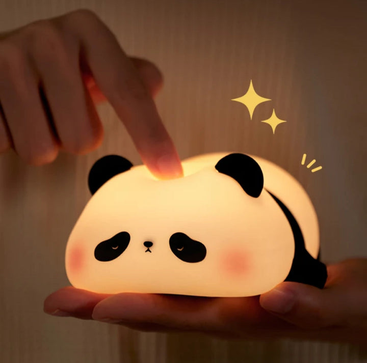 CuddlePanda Night Light - Colorful LED Panda for Children Noxord