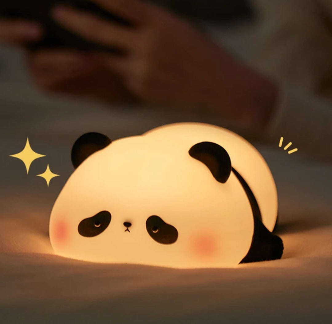 CuddlePanda Night Light - Colorful LED Panda for Children Noxord