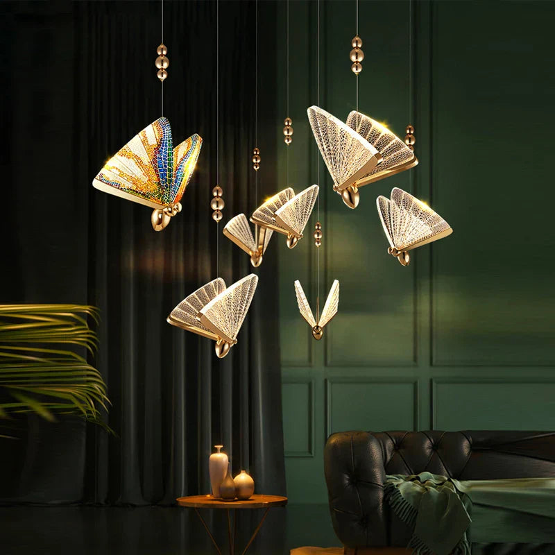 LumeFly – Butterfly LED Pendant Lamp with Warm Light | Kalsten