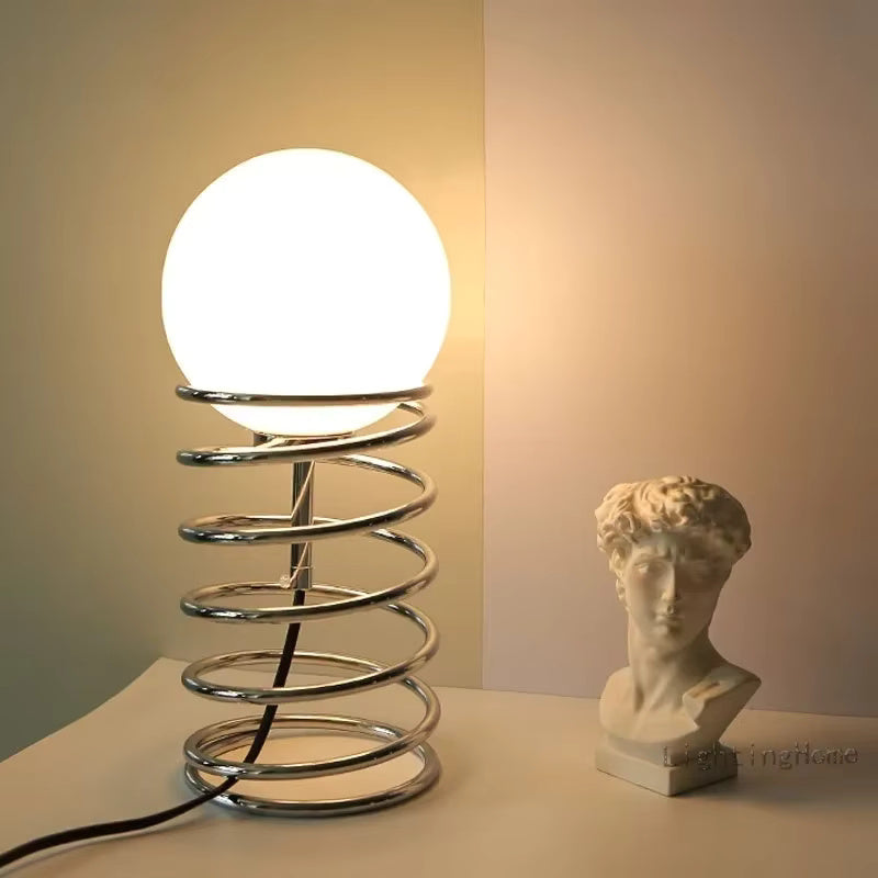 FrostOrb Table Lamp – Bauhaus-inspired Design | Kalsten