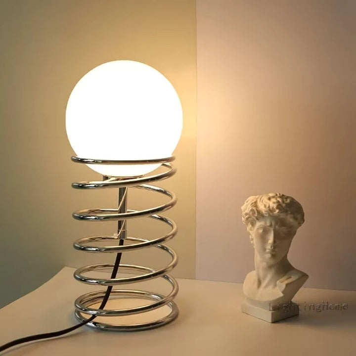 FrostOrb Table Lamp – Bauhaus-inspired Design | Kalsten