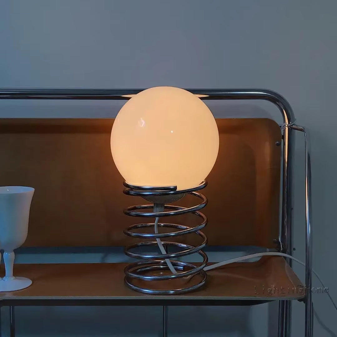 FrostOrb Table Lamp – Bauhaus-inspired Design | Kalsten