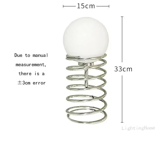FrostOrb Table Lamp – Bauhaus-inspired Design | Kalsten